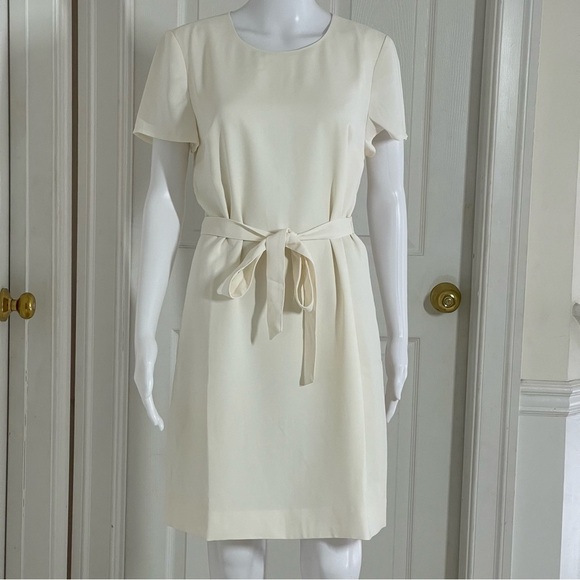 J.Crew Short-sleeve belted suiting dress size 8 - Picture 1 of 12